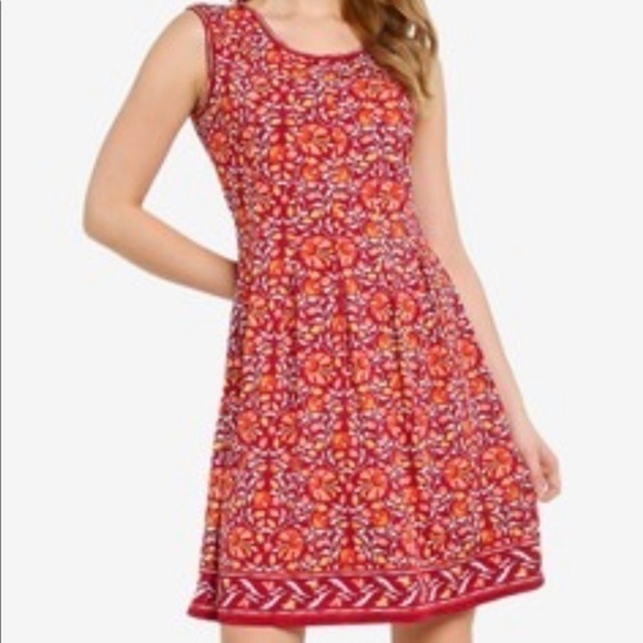Max Studio floral pattern Sleeveless Fit & Flare - Picture 1 of 5